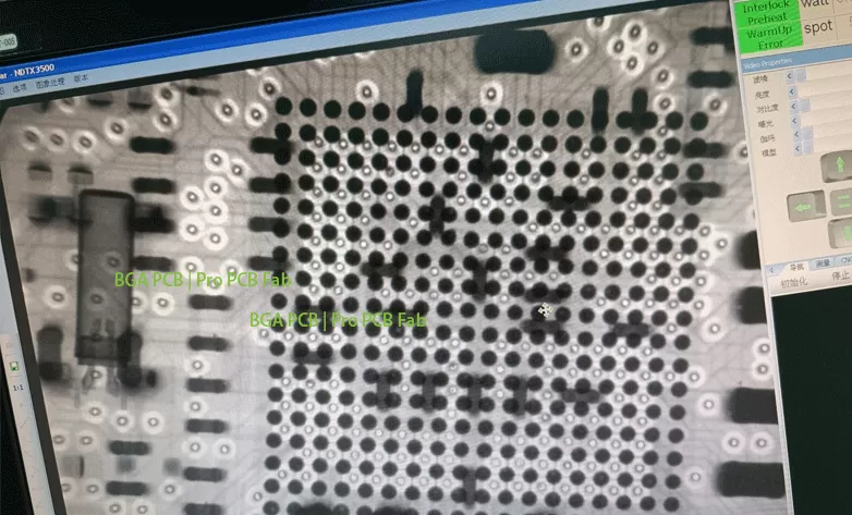 HDI PCB的BGA扇出、盘中孔与激光微盲孔结构示意
