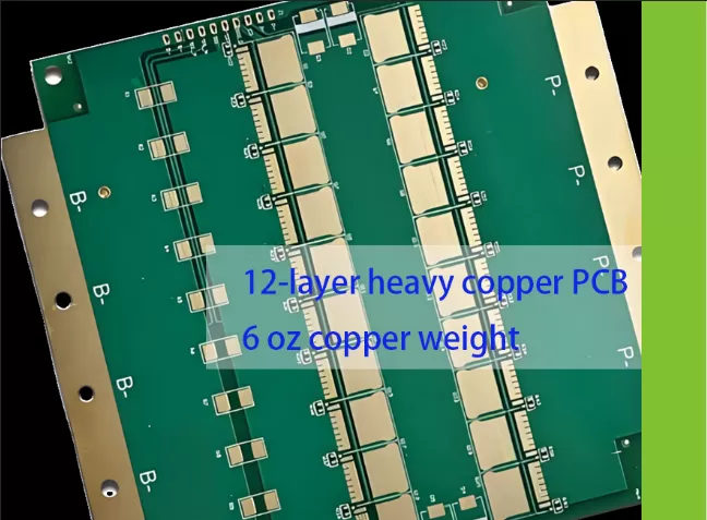 Heavy copper PCB trace etching and conductor geometry