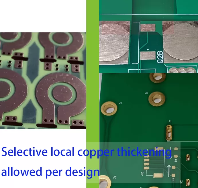 Heavy copper PCB applications