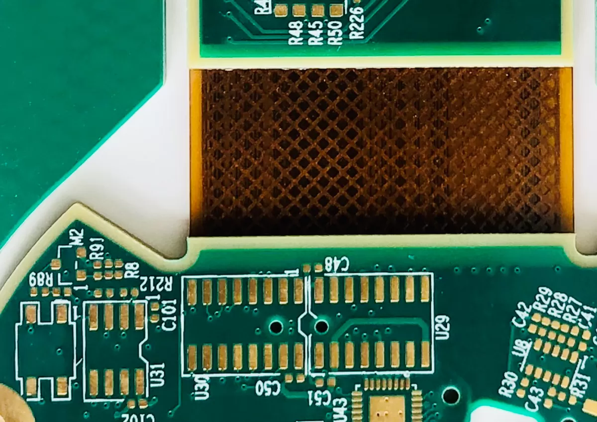 Rigid flex PCB microsection quality inspection