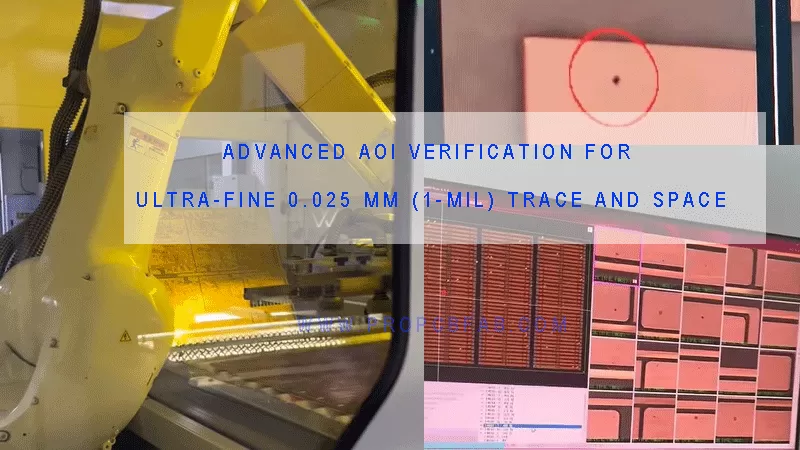 AOI inspection of etched PCB inner and outer layers