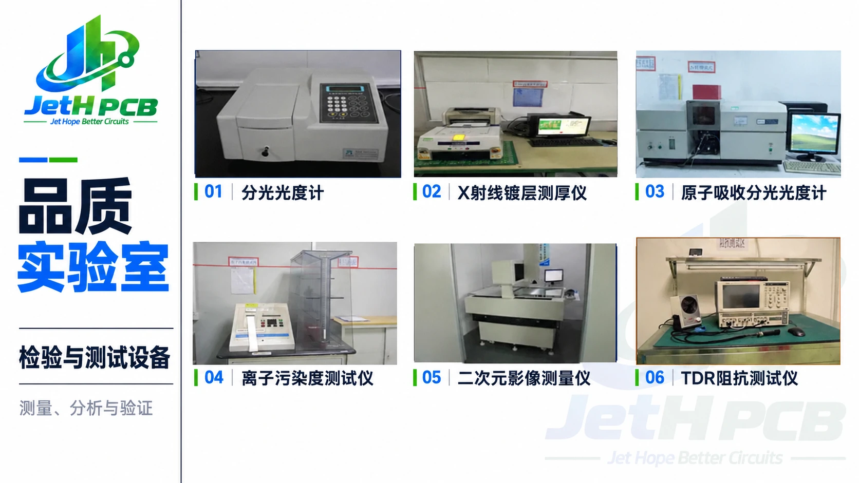 PCB品质实验室检测与测试设备