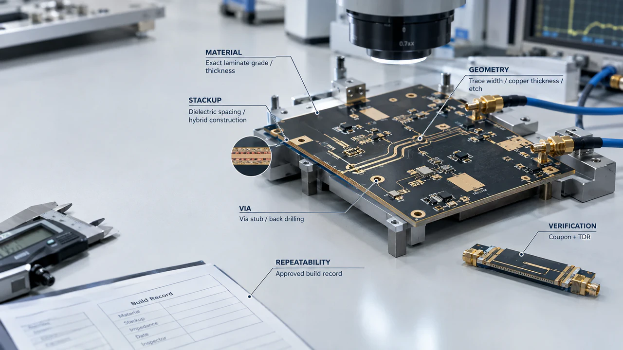 how to choose an rf pcb supplier RF PCB supplier evaluation criteria from material and stackup to impedance verification and repeatability